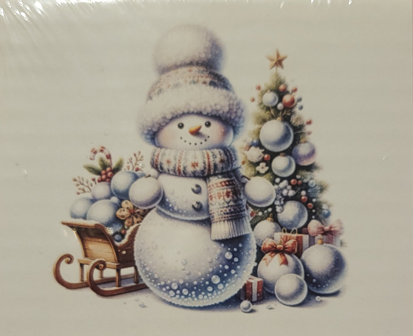 PUPAZZO DI NEVE - 20x20
