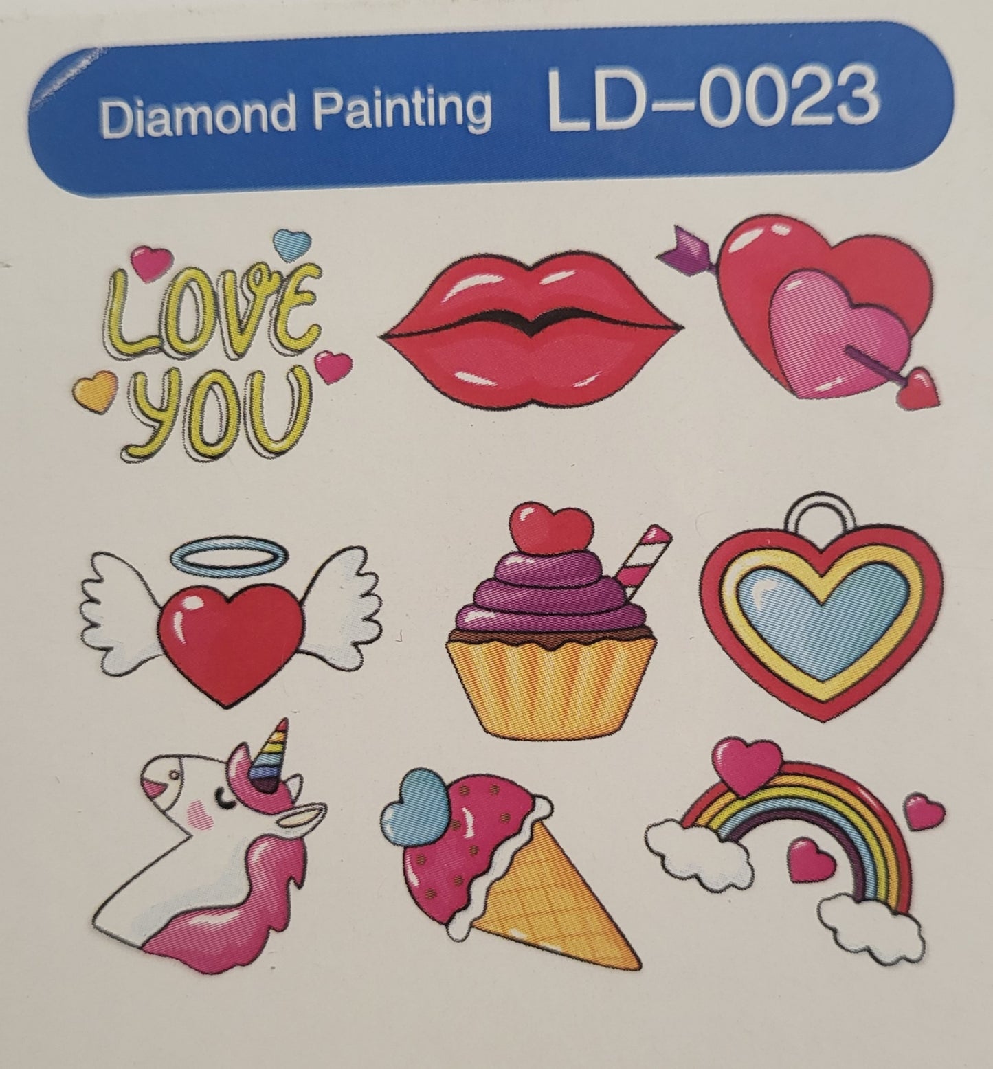 STICKER ADESIVI LOVE YOU