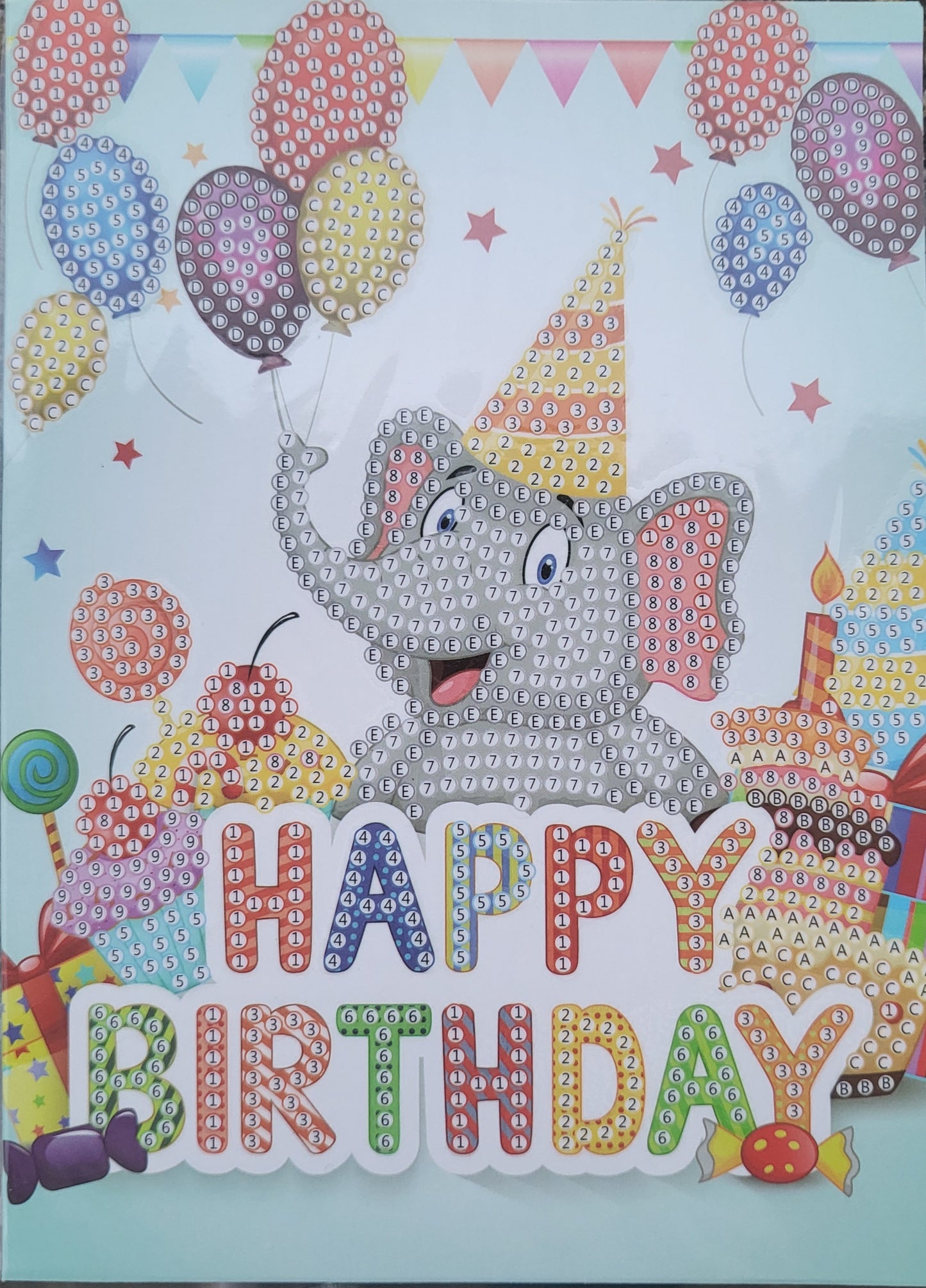 BIGLIETTO AUGURI ELEFANTINO