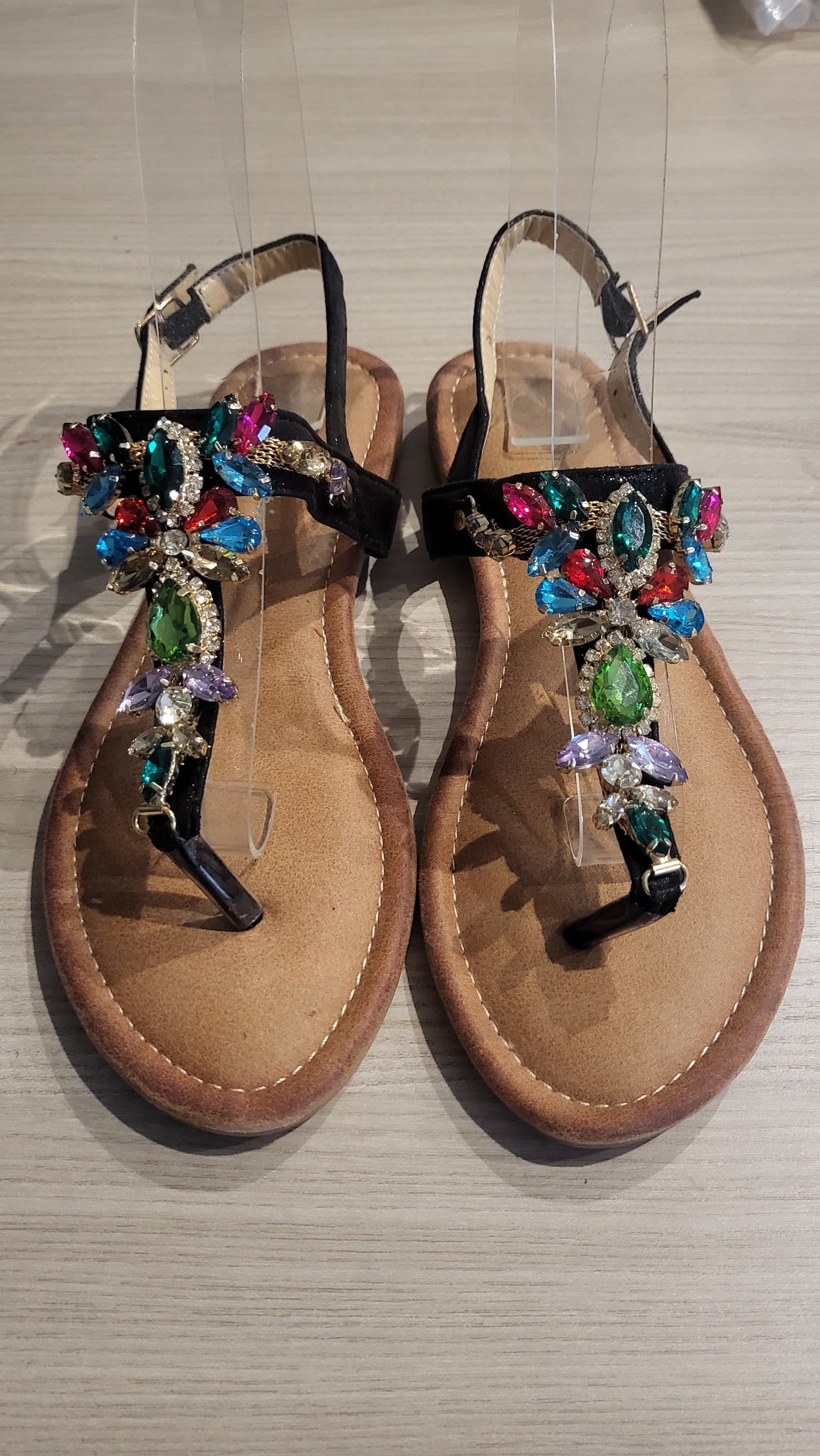 Sandalo gioiello multicolor