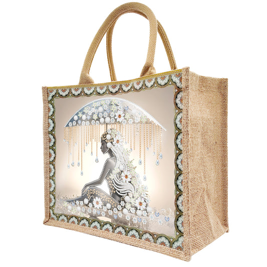 BORSA IN YUTA - FATA SOTTO LA PIOGGIA